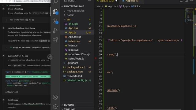 LinkTree Clone React, Tailwind CSS, Supabase | Build & Deploy смотреть онлайн