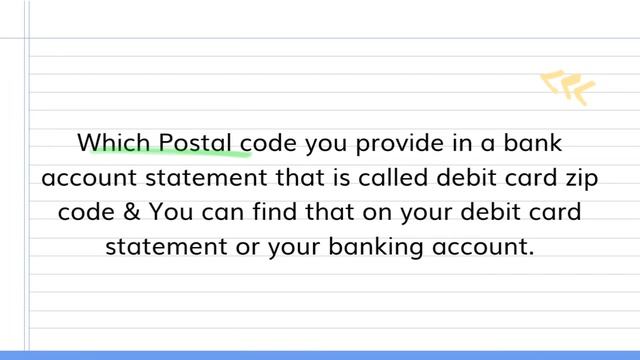 How to figure out the Debit card zip code смотреть онлайн