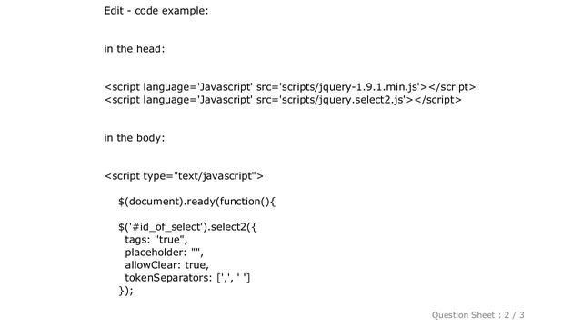 jQuery : Initializing Select2 throws define is not defined error смотреть онлайн