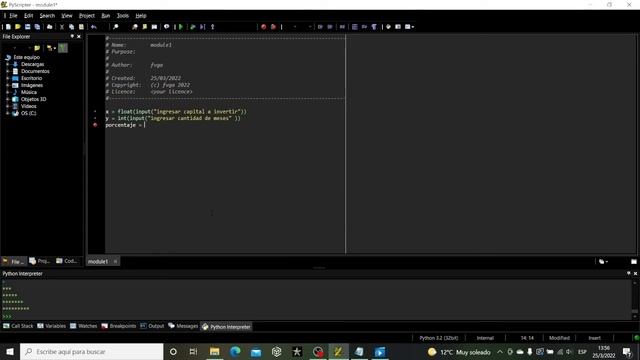 Ejercicios realizados en PyScripter - Python смотреть онлайн