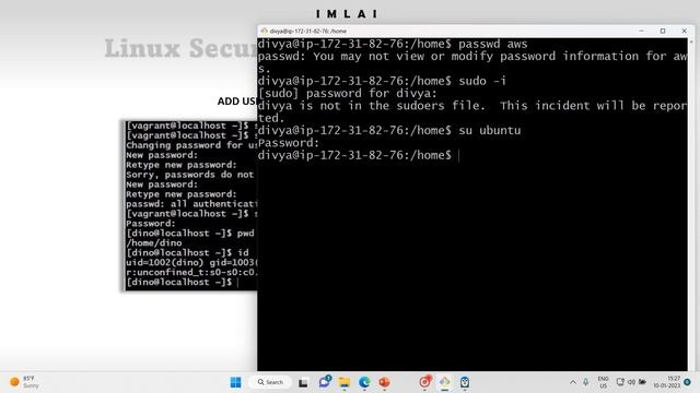 18 Linux Security user and user groups exercise смотреть онлайн