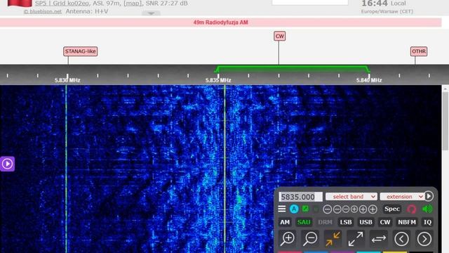 Radio Europa (UA) 5835.2 AM 1530 UTC 10 FEB 2023 смотреть онлайн