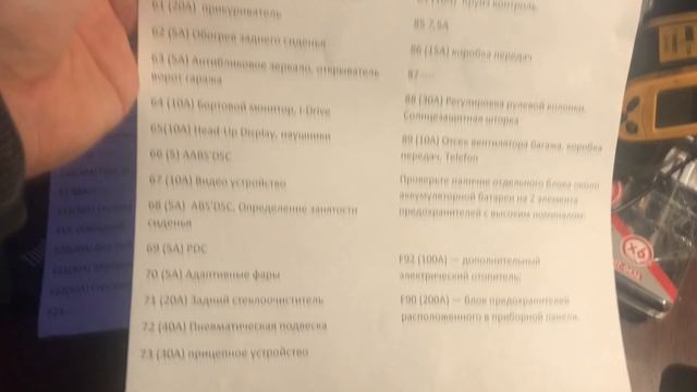 Предохранители BMW Е60 смотреть онлайн