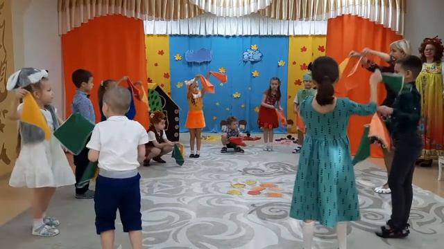 Осенний праздник "Проказник ветерок" логопедическая группа смотреть онлайн