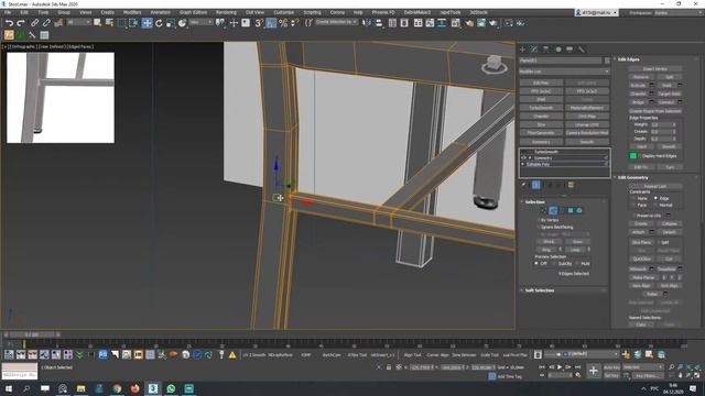 Моделирование стула в 3ds max 2020 / Modeling stool in 3dsmax 2020 смотреть онлайн