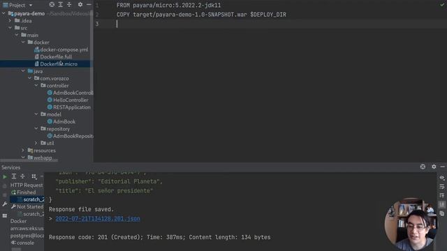 Microservidores Java con Docker Compose, Kompose y Kubernetes смотреть онлайн