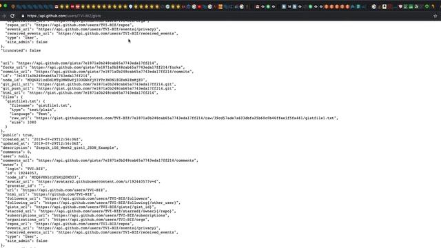 Stepik Yandex iOS Dev. Mid Level Week2. GitHub Gist POST Request смотреть онлайн