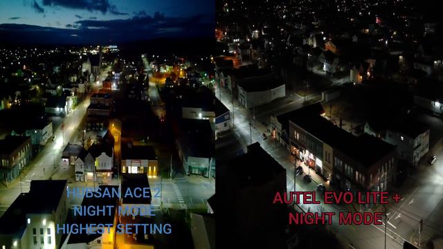 Which films better at night...Hubsan ace 2 or Autel evo lite + смотреть онлайн