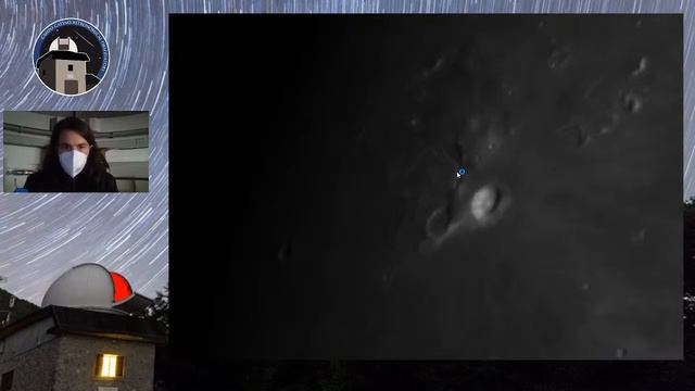 La Luna In Diretta Dall'Osservatorio Astronomico Di Campo Catino - Live 24/04/2021