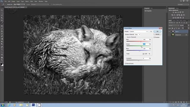 Create Black & White Images In Photoshop смотреть онлайн