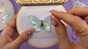 Мастер класс по вышивке броши "Бабочка"/брошь булавка/вышивка бабочки