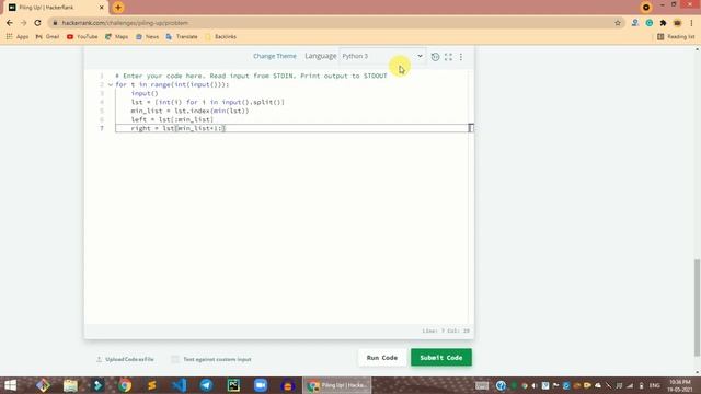 HackerRank Piling Up! problem solution in Python | Python problems solutions | Programmingoneonone смотреть онлайн