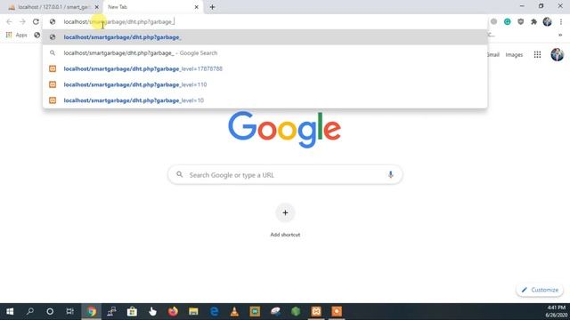Sending smart bin data to MySQL || Smart garbage monitoring system using ( IOT ) смотреть онлайн