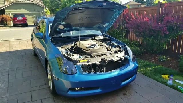 Infiniti g35 coupe 2003 DNA motoring full Catback exhaust смотреть онлайн