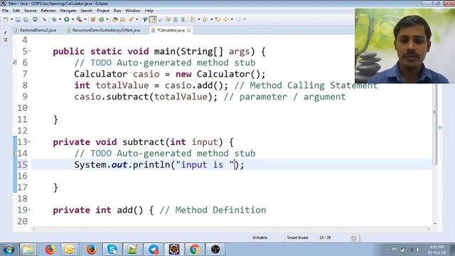 Java in Tamil - Parameterised Methods in Java - Java Training in Chennai - Payilagam смотреть онлайн