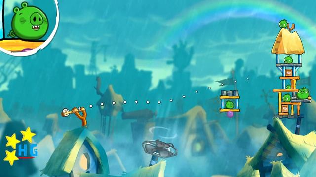 Angry Birds 2 - 3 Stars Walkthrough Level 198 [4K 60FPS] смотреть онлайн