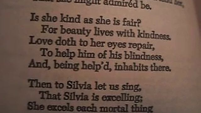 Who is Silvia? by Wm Shakespeare смотреть онлайн