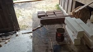 Садовая мебель, скамейка своими руками. Лесная мебель.