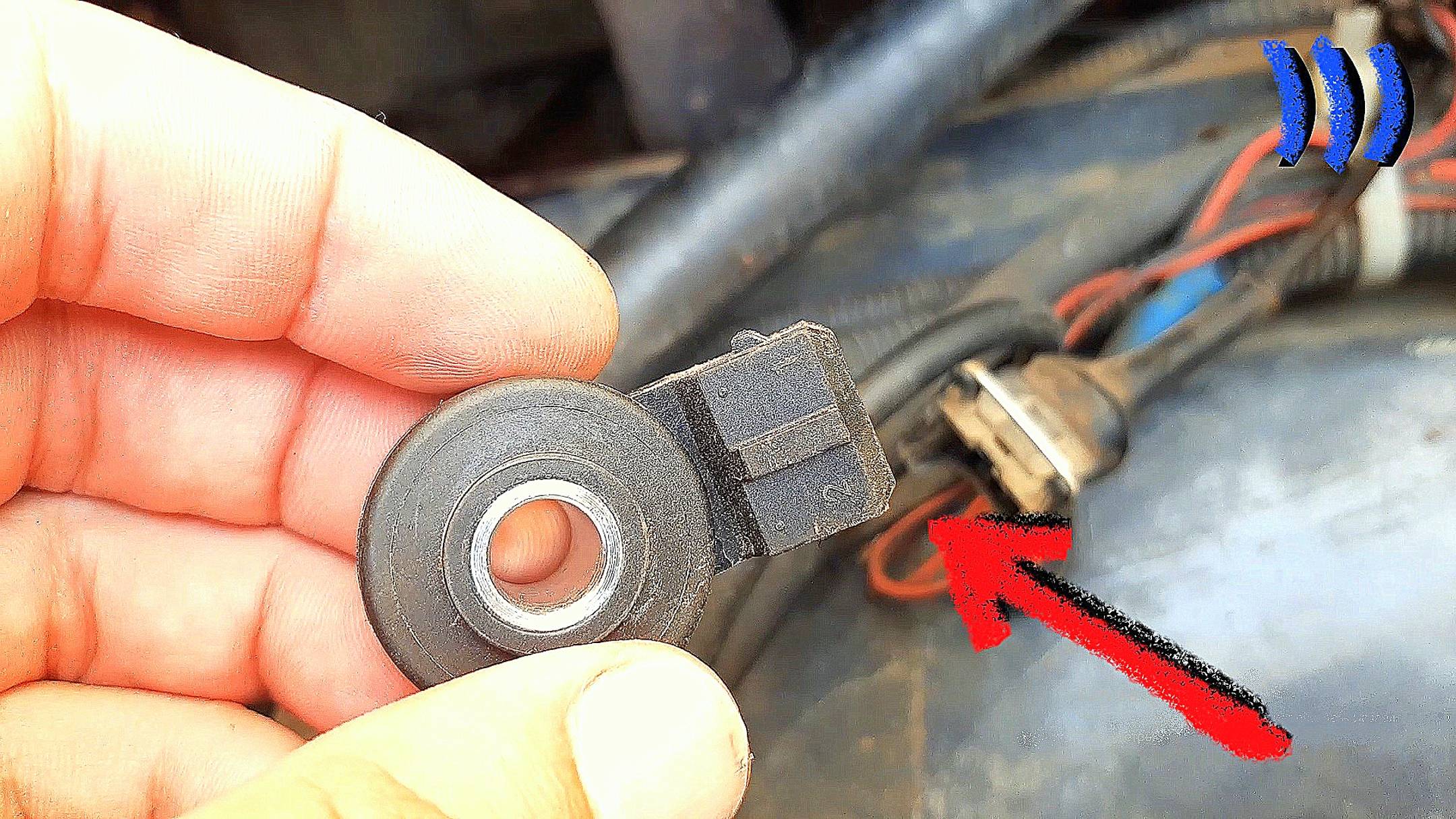 Замена датчика детонации на ШЕВРОЛЕ НИВА, НИВА ТРЕВЕЛ смотреть онлайн