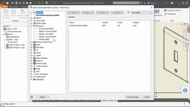 Autodesk Inventor - How to change the decimal precision of dimensions displayed in a drawing смотреть онлайн