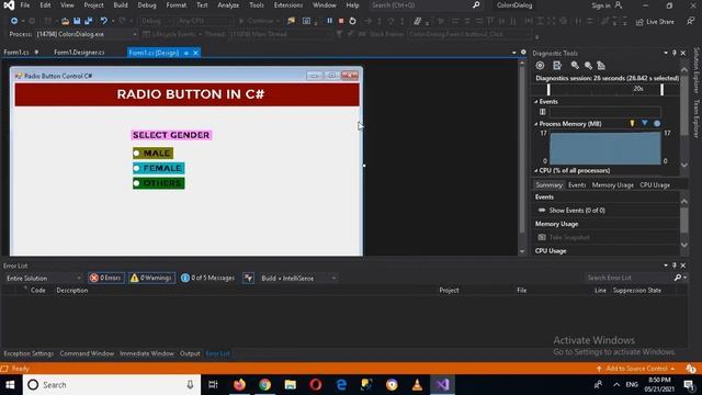 How to use RadioButton in c# Visual studio - C# Radio Buttons - RadioButton in C# Usage смотреть онлайн