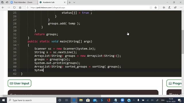 Grouping Sorting selective Printing of Strings using Java Collections смотреть онлайн