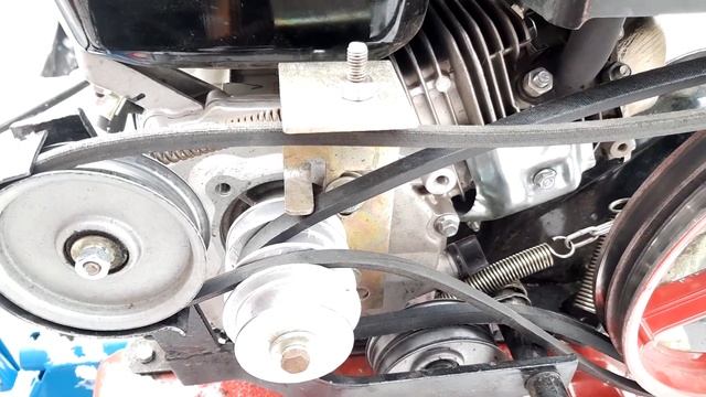 Снижаем скорость мотоблока ОКА для снегоуборочной приставки смотреть онлайн