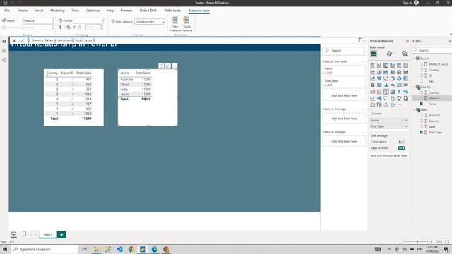 Virtual Relationship in Power BI - Calculate Without Any Relationship Between Tables смотреть онлайн