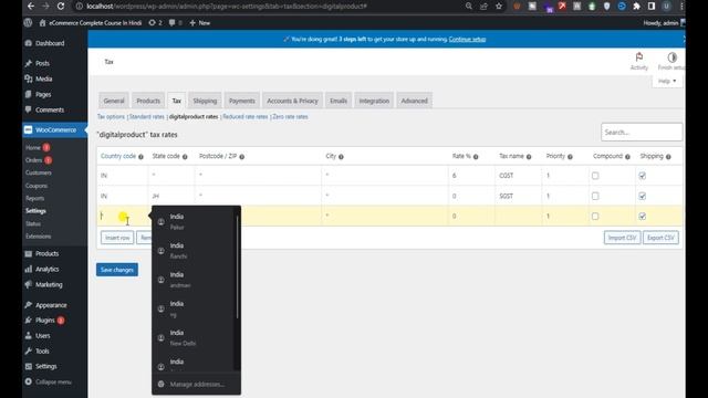 WooCommerce Tutorial in Hindi: Part-7 | How to set up Taxes in WooCommerce смотреть онлайн
