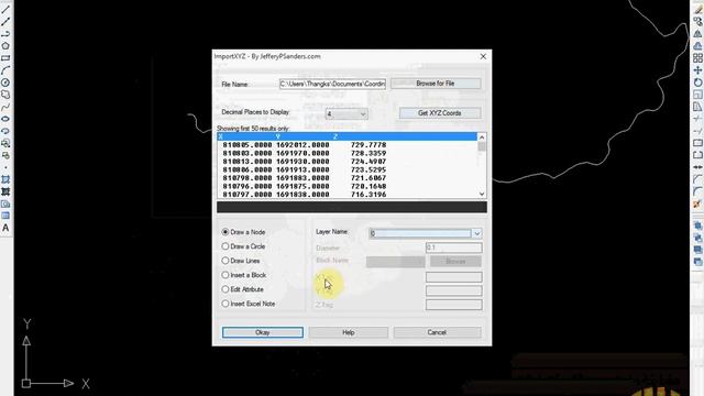 Nhập và xuất tọa độ x,y,z trong bản vẽ AutoCad tự động смотреть онлайн