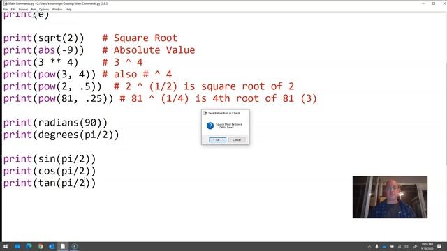 ICS Python Math Commands смотреть онлайн