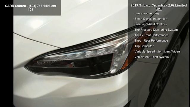 2019 Subaru Crosstrek 2.0i Limited CVT смотреть онлайн