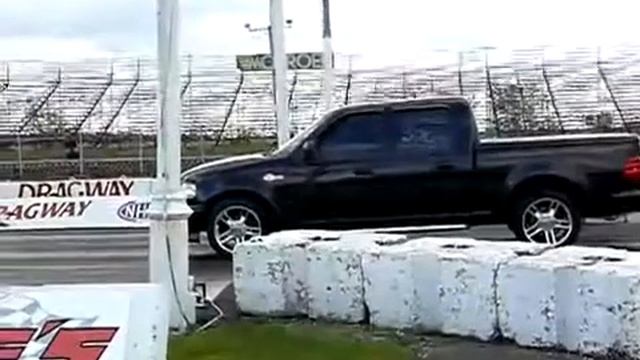 2003 Ford Mustang Mach 1, Drag 1/4 mile 12.02@112.37 MPH. Part 1 смотреть онлайн