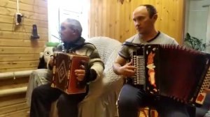Татарская народная  на тальянке с гармонью.