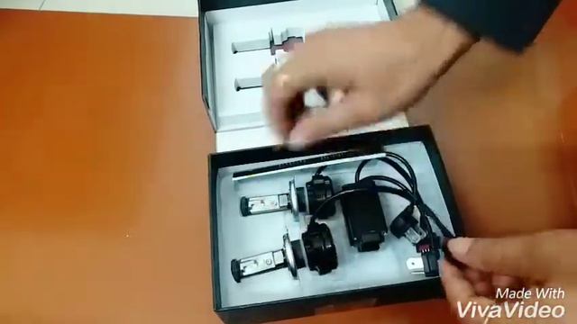 Unboxing V18 Turbo H4 Led Headlight Bulb
