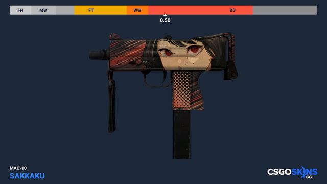 MAC-10 Sakkaku - Skin Float And Wear Preview смотреть онлайн