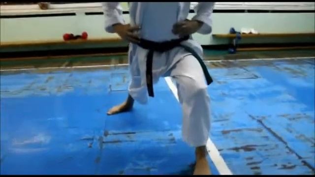 ЗЕНКУТСУ-ДАЧИ - передняя наступательно-боевая стойка в КАРАТЭ смотреть онлайн