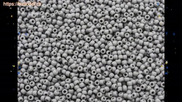 Бисер японский TOHO круглый 11/0 Морозный серый 10 грамм краткий обзор и описание характеристик смотреть онлайн