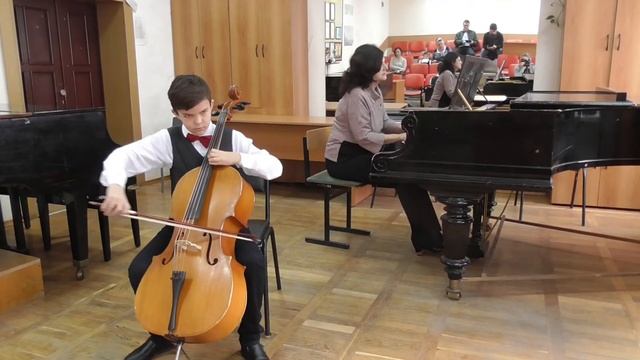 Малишенко Никита, 12 лет, Д. Поппер «Танец гномов» смотреть онлайн