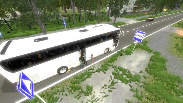 Bus Driver Simulator 2018 - Driving the tourist bus for 'Teacher's Meeting' смотреть онлайн