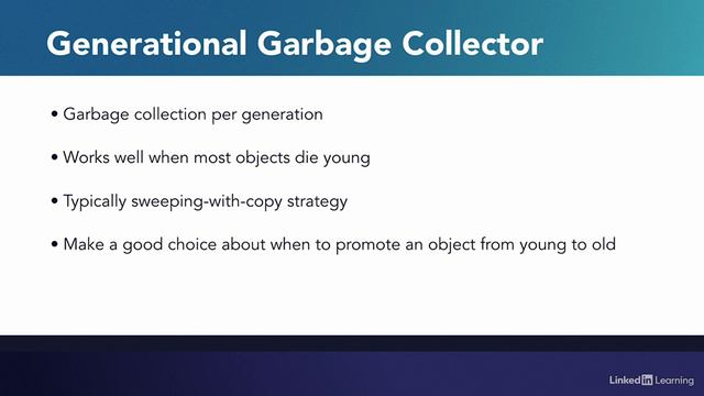 1.6_Generational garbage collection - Java Memory Management_ Garbage Collection смотреть онлайн