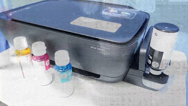 HP Ink Tank 310| 315 |318|319 : Unbox, Fill Ink Tank, Install printheads, Print Scan Alignment page смотреть онлайн