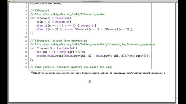 5 14 A third node program Fibonacci numbers 234] смотреть онлайн
