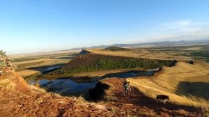 Одиночный поход с ночевкой на сундуки (Хакасия) с собакой. Часть1.