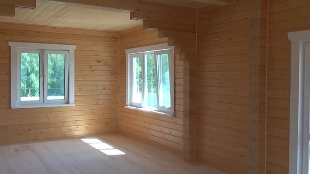 Проект Зимний из профилированного бруса смотреть онлайн