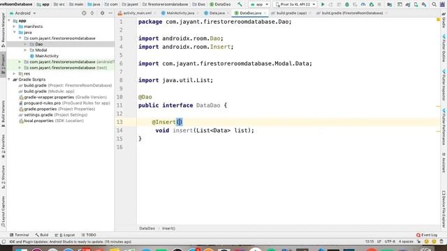 Android Firestore with Room Database - create Dao(Data Access object) interface (part - 4) in hind смотреть онлайн