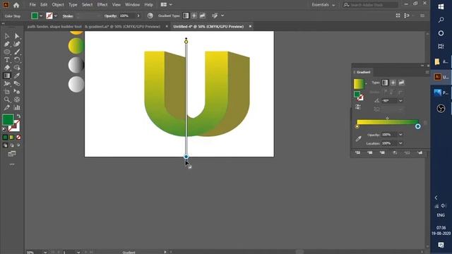 logo making in adobe illustrator | pathfinder illustrator | shape builder tool in illustrator смотреть онлайн