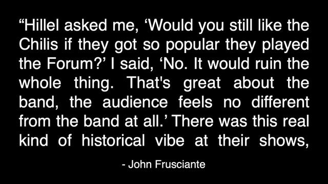 John Frusciante on Hillel Slovak (Red Hot Chili Peppers) смотреть онлайн