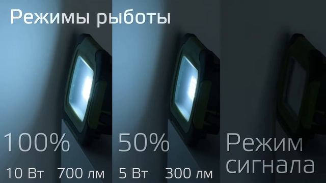 Аккумуляторный светодиодный прожектор Gauss смотреть онлайн
