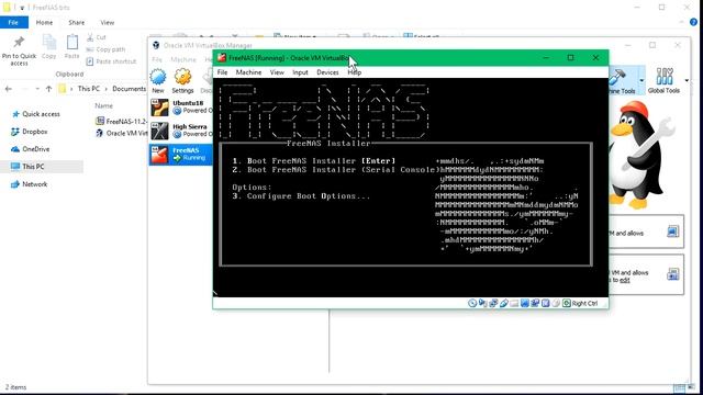 creating FreeNAS boot-USB with VirtualBox смотреть онлайн